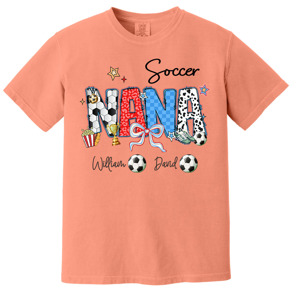 Soccer Mama - Personalized Shirt Gift For Grandma