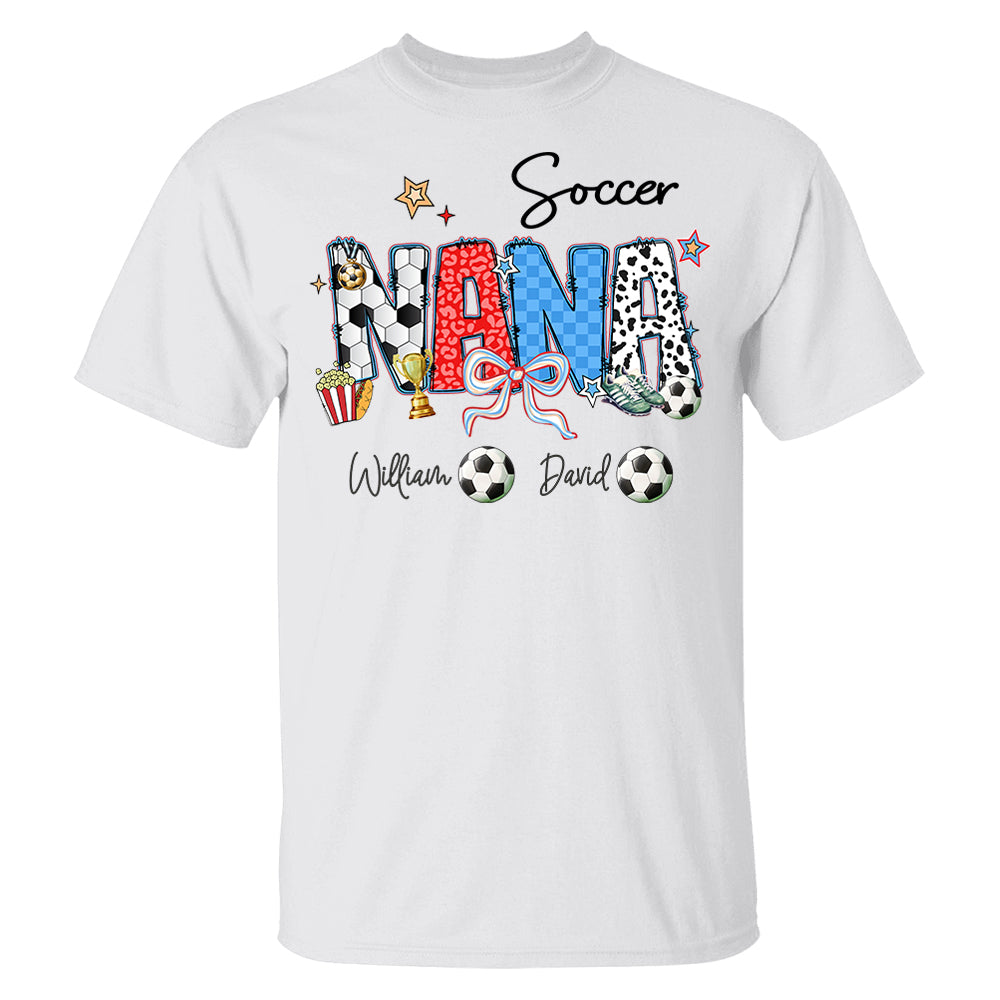 Soccer Mama - Personalized Shirt Gift For Grandma