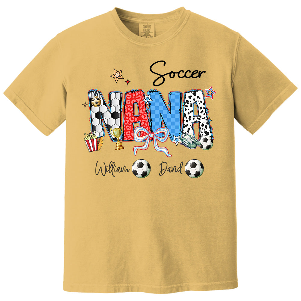Soccer Mama - Personalized Shirt Gift For Grandma