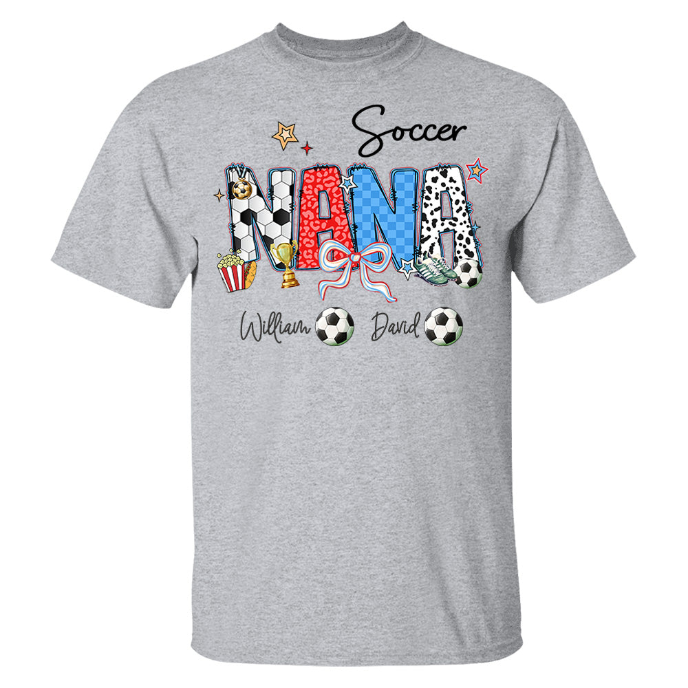 Soccer Mama - Personalized Shirt Gift For Grandma