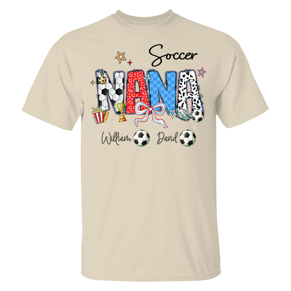 Soccer Mama - Personalized Shirt Gift For Grandma