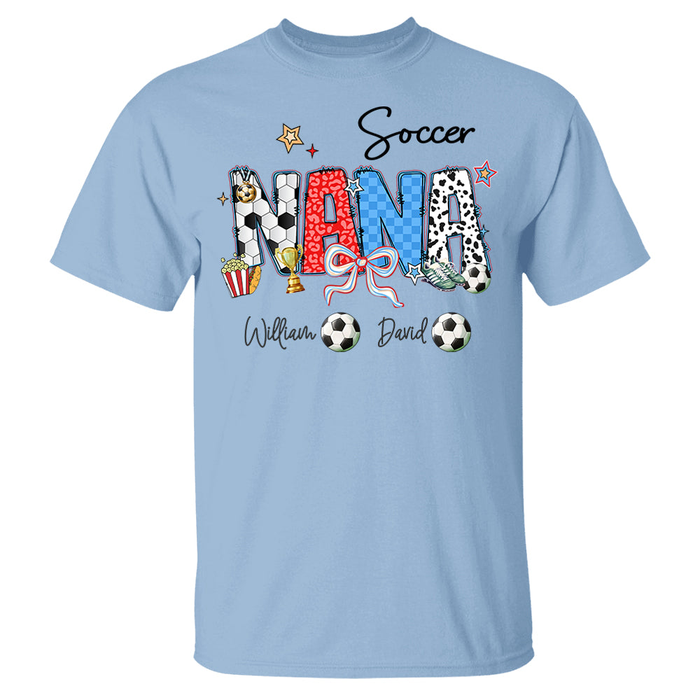 Soccer Mama - Personalized Shirt Gift For Grandma