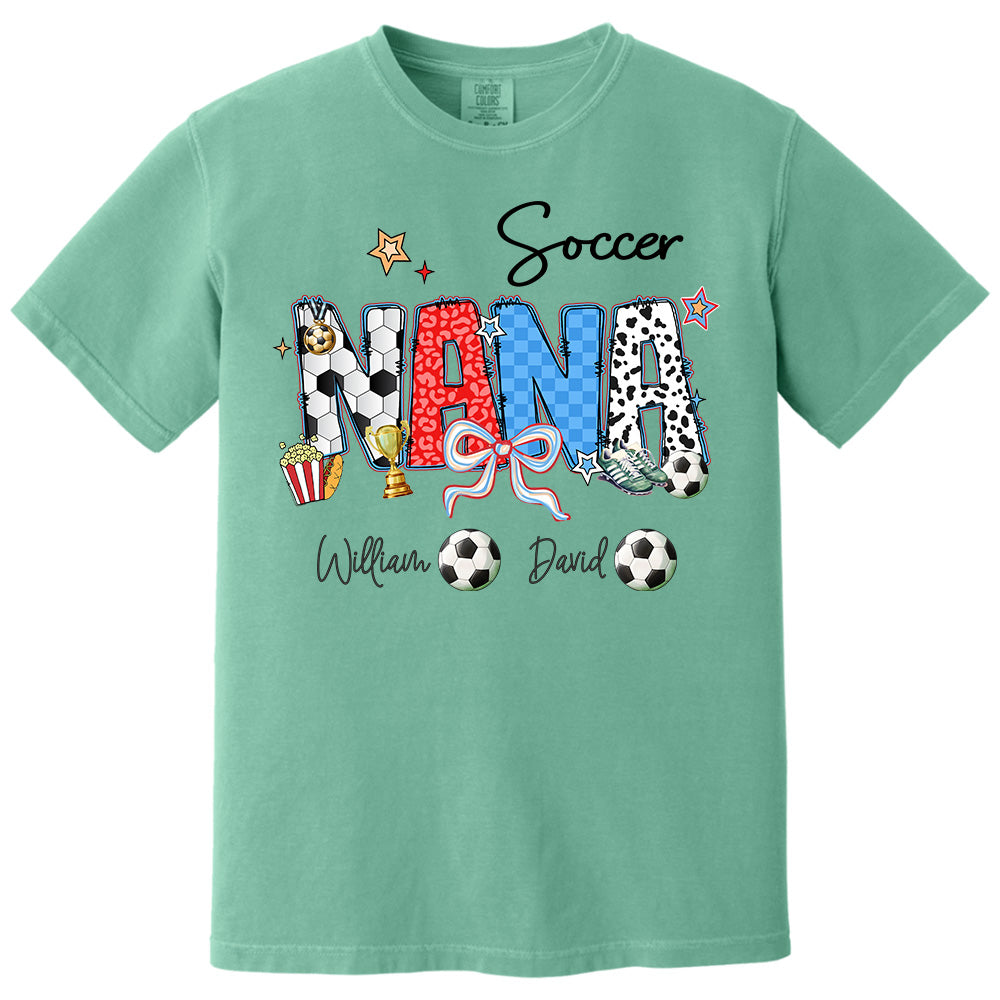 Soccer Mama - Personalized Shirt Gift For Grandma