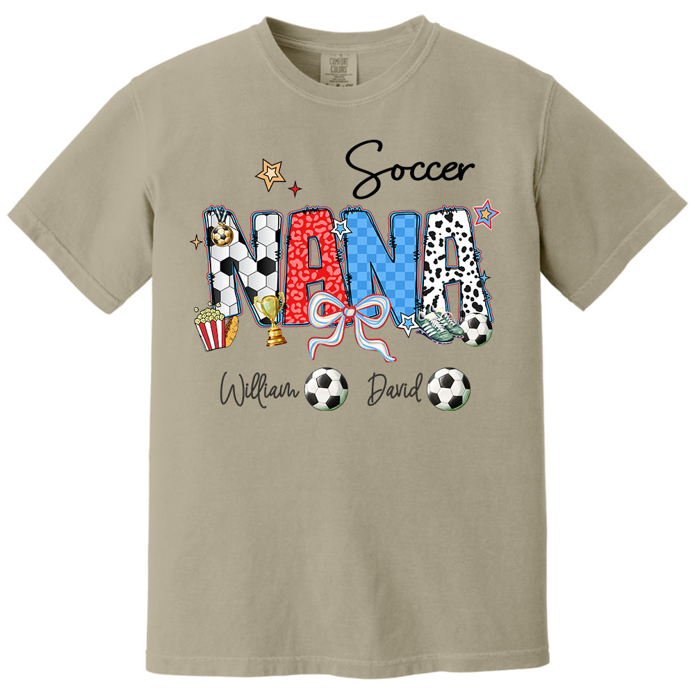 Soccer Mama - Personalized Shirt Gift For Grandma