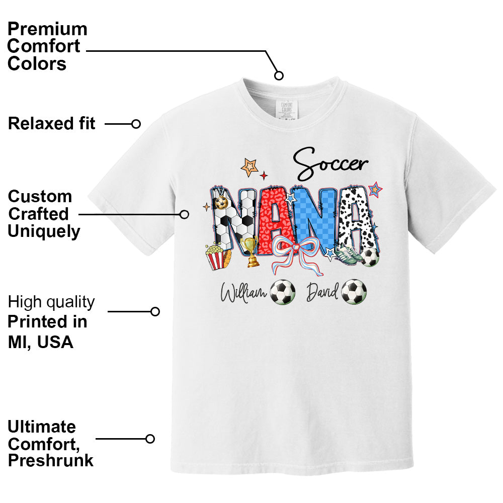 Soccer Mama - Personalized Shirt Gift For Grandma