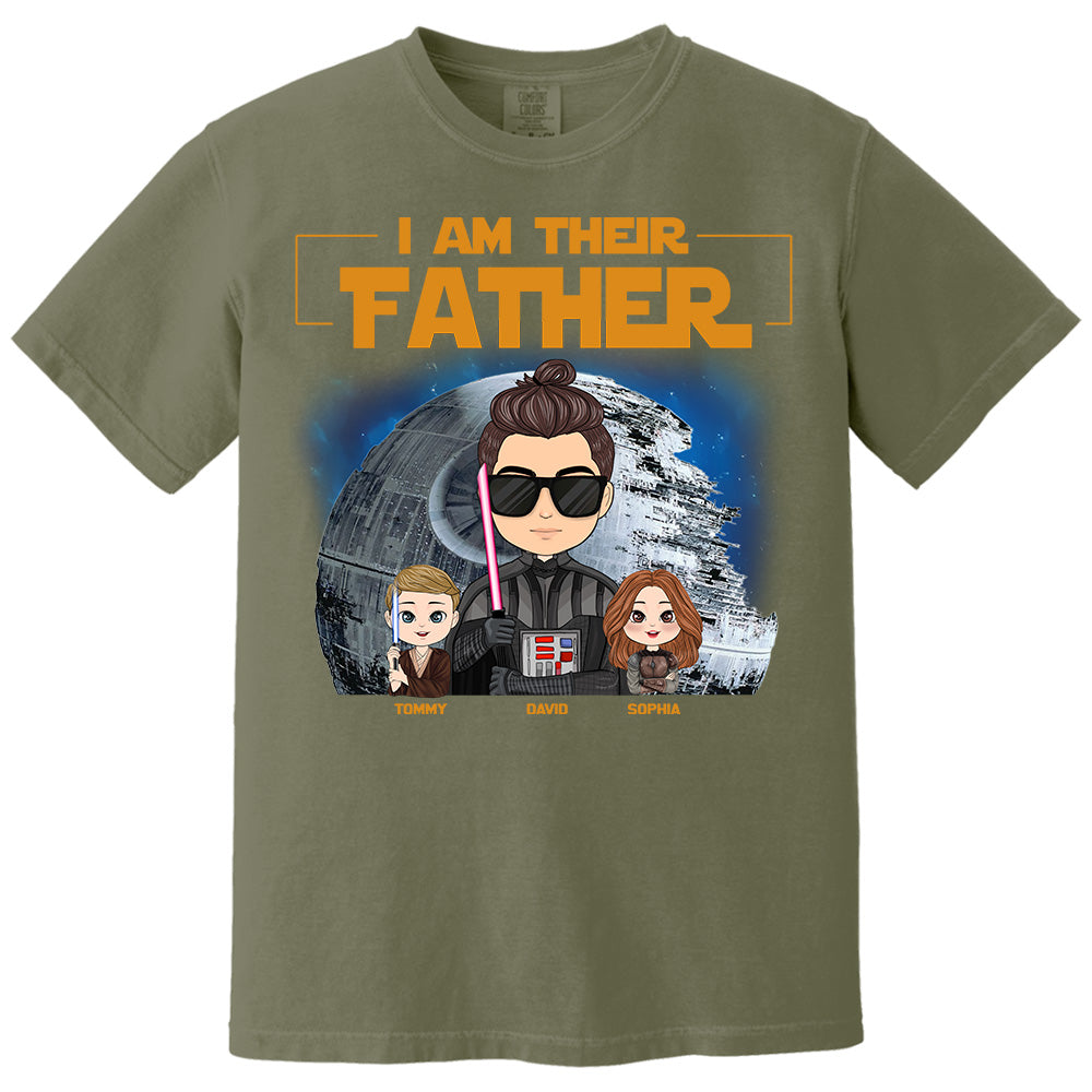 I Am Their Father Custom Shirt For Dad - Personalized Father's Day Gift New 2025 Pt99