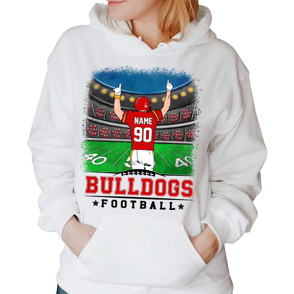 Personalized American Football Team Shirt - Football GameDay Custom Shirt Gift For Football Player Football Lovers K1702