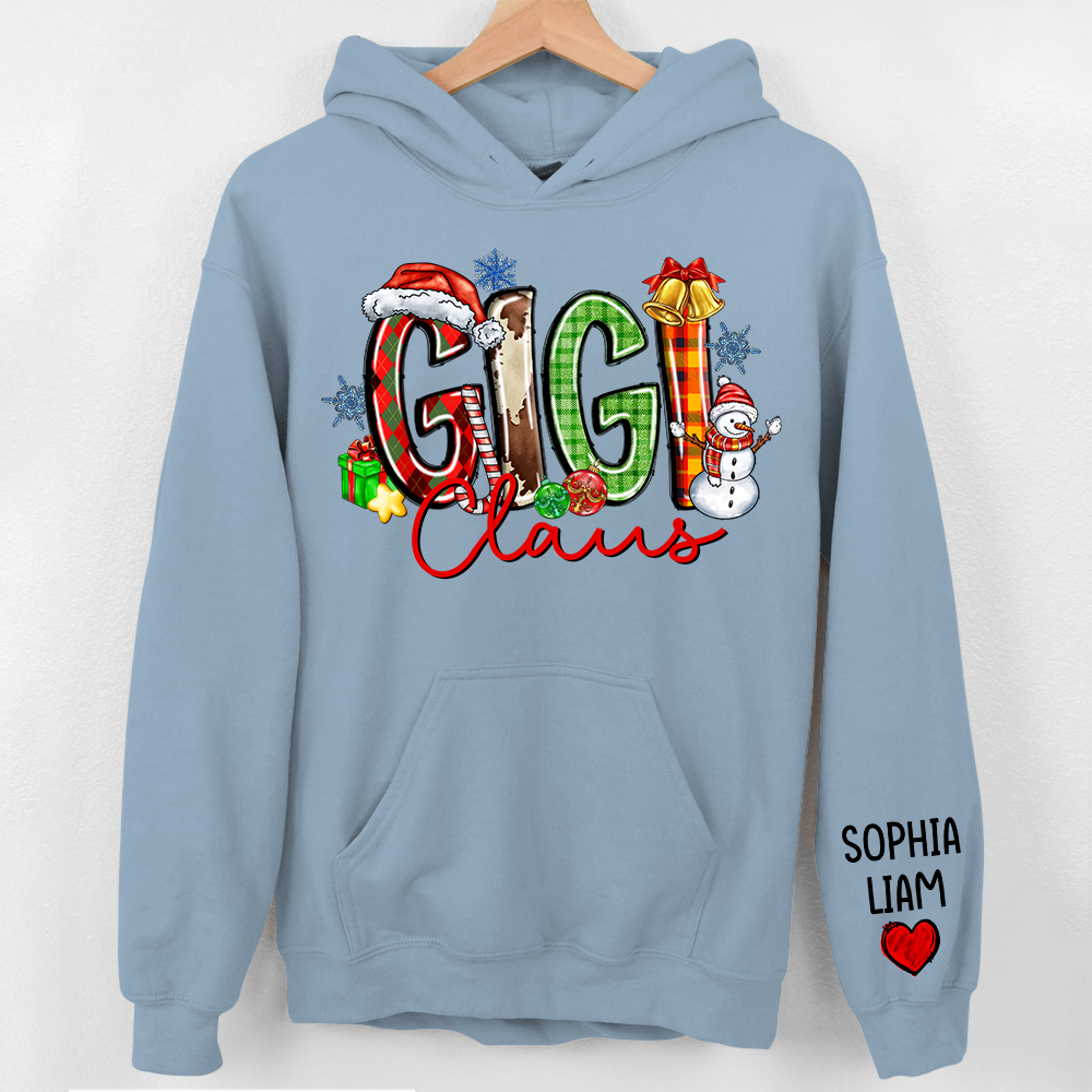 Personalized Nana Claus Sweatshirt Christmas Gift For Grandmas Pa00