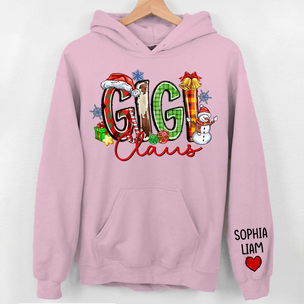 Personalized Nana Claus Sweatshirt Christmas Gift For Grandmas Pa00