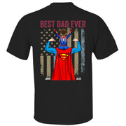Proud As The Best Dad Ever - Personalized Back Printed Shirt Nh00
