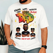Dope Black Dad Hero, Personalized Shirt For Dad, Father's Day Gift T1807 Li29