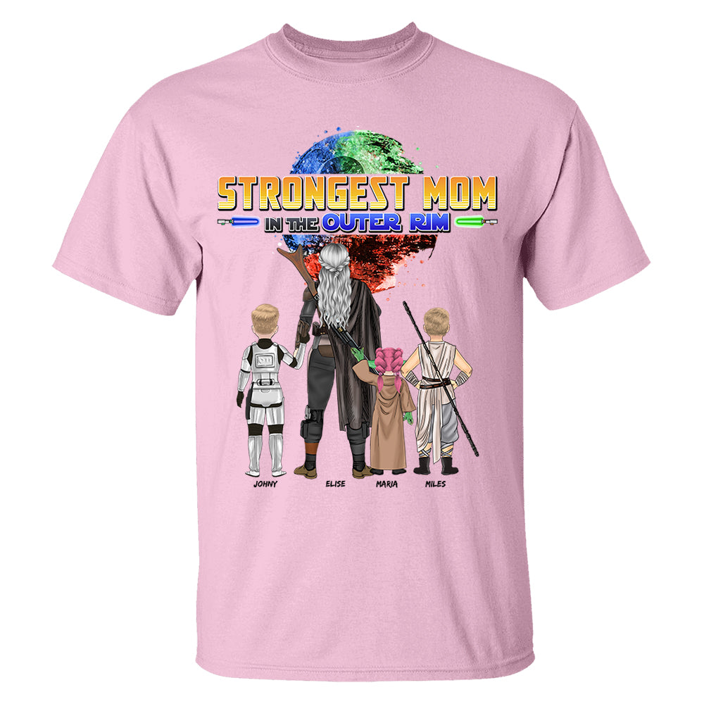 Strongest Mom In The Outer Rim - Personalized Shirt For Mom Vr2 Nh00