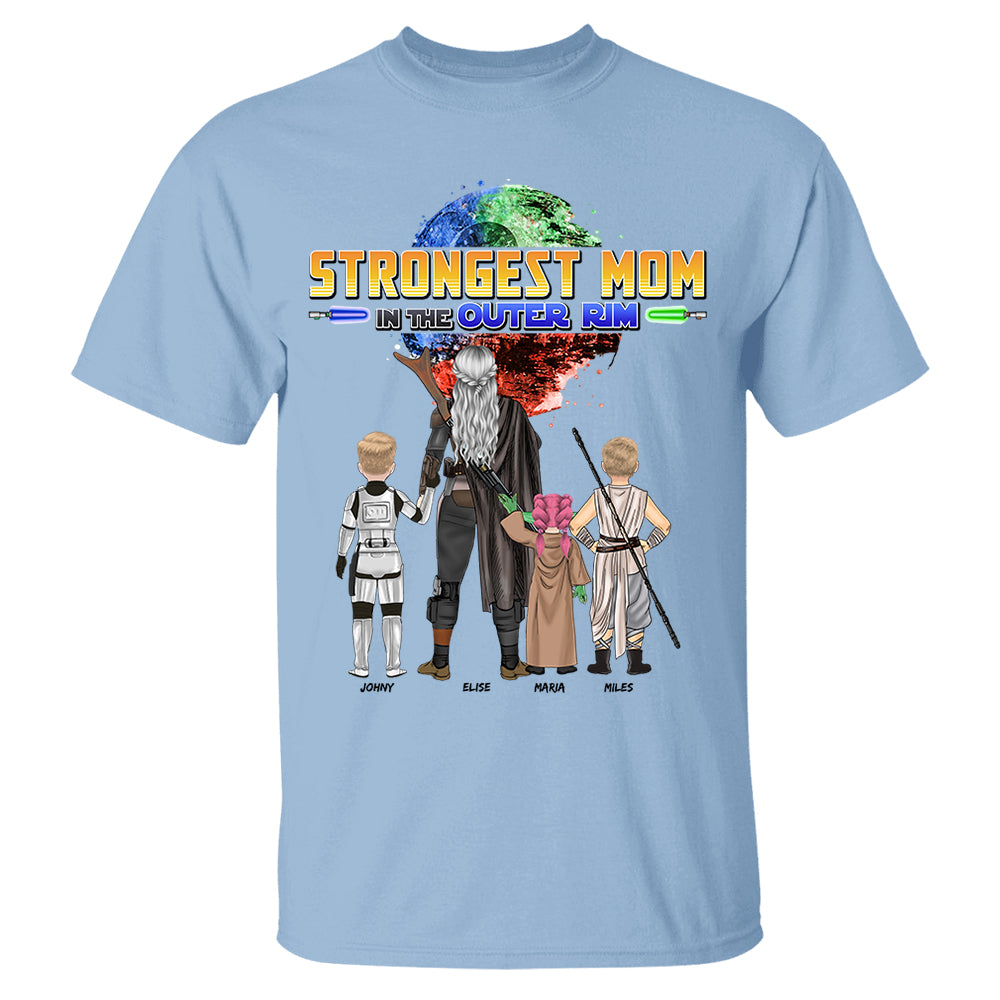 Strongest Mom In The Outer Rim - Personalized Shirt For Mom Vr2 Nh00