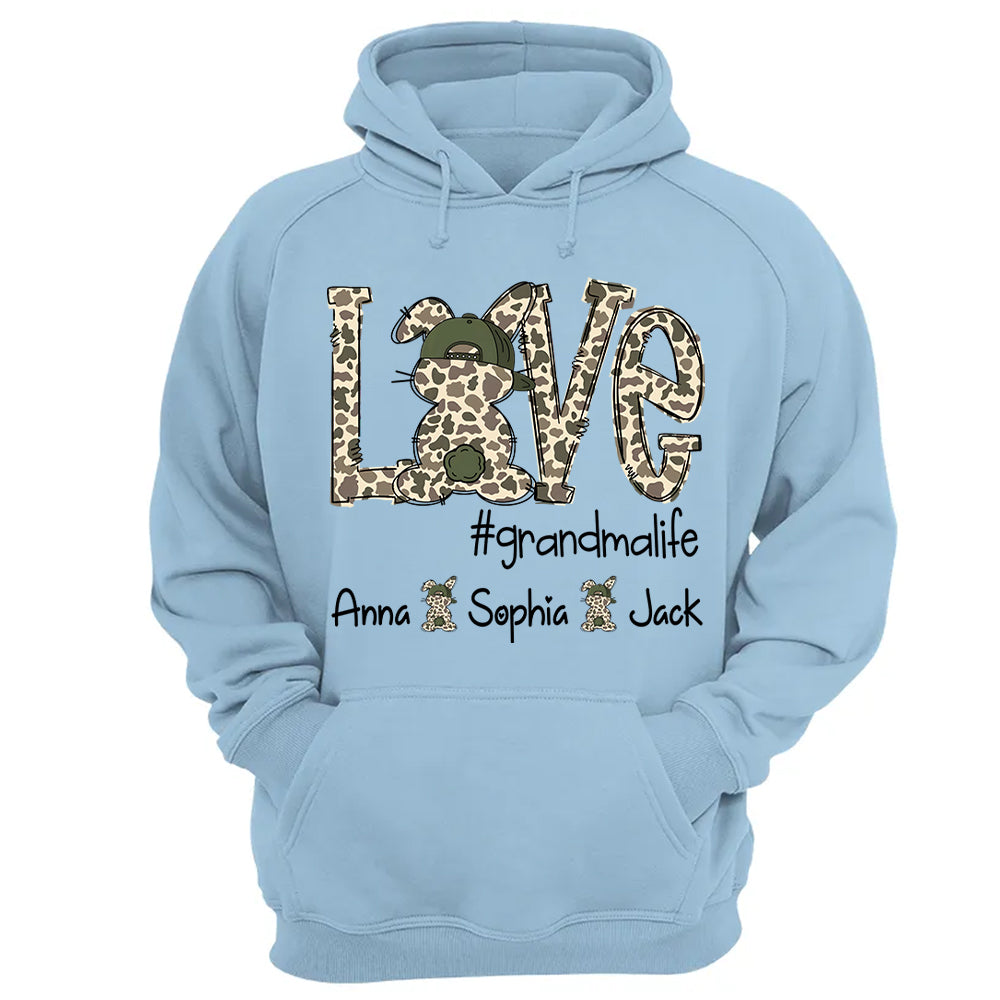 Personalized Love Easter Bunny Grandma, Gift For Easter Day T-Shirt T1807 VH01