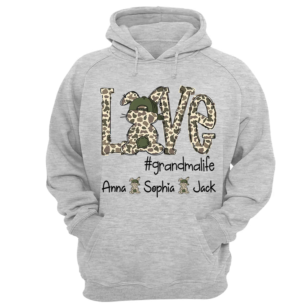 Personalized Love Easter Bunny Grandma, Gift For Easter Day T-Shirt T1807 VH01