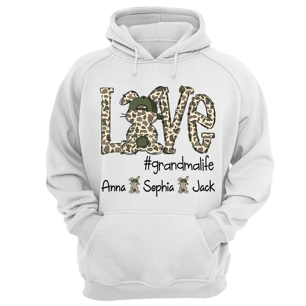 Personalized Love Easter Bunny Grandma, Gift For Easter Day T-Shirt T1807 VH01