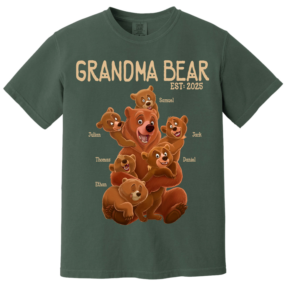 Grandma Bear - Personalized Shirt For Grandma Vr2 Hv01