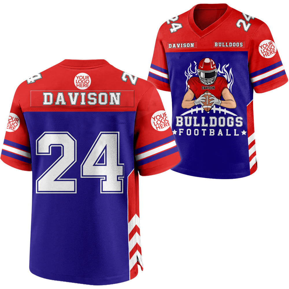 Custom American Football Team Football Jersey Gift For Football Lovers - Personalized Gift For Football Player