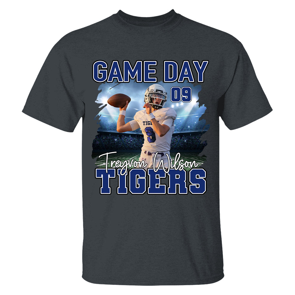 Football Game Day Personalized Shirt Custom Team Name Ph99