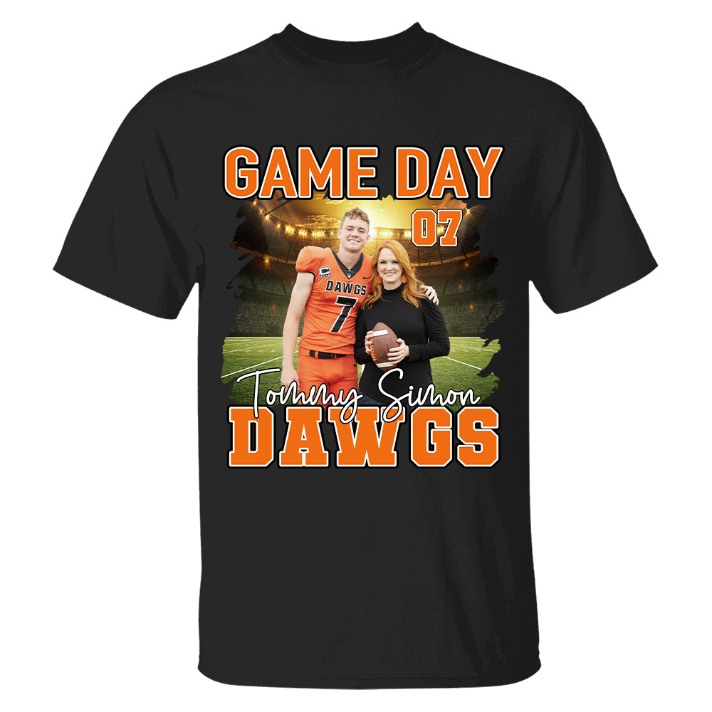 Football Game Day Personalized Shirt Custom Team Name Ph99