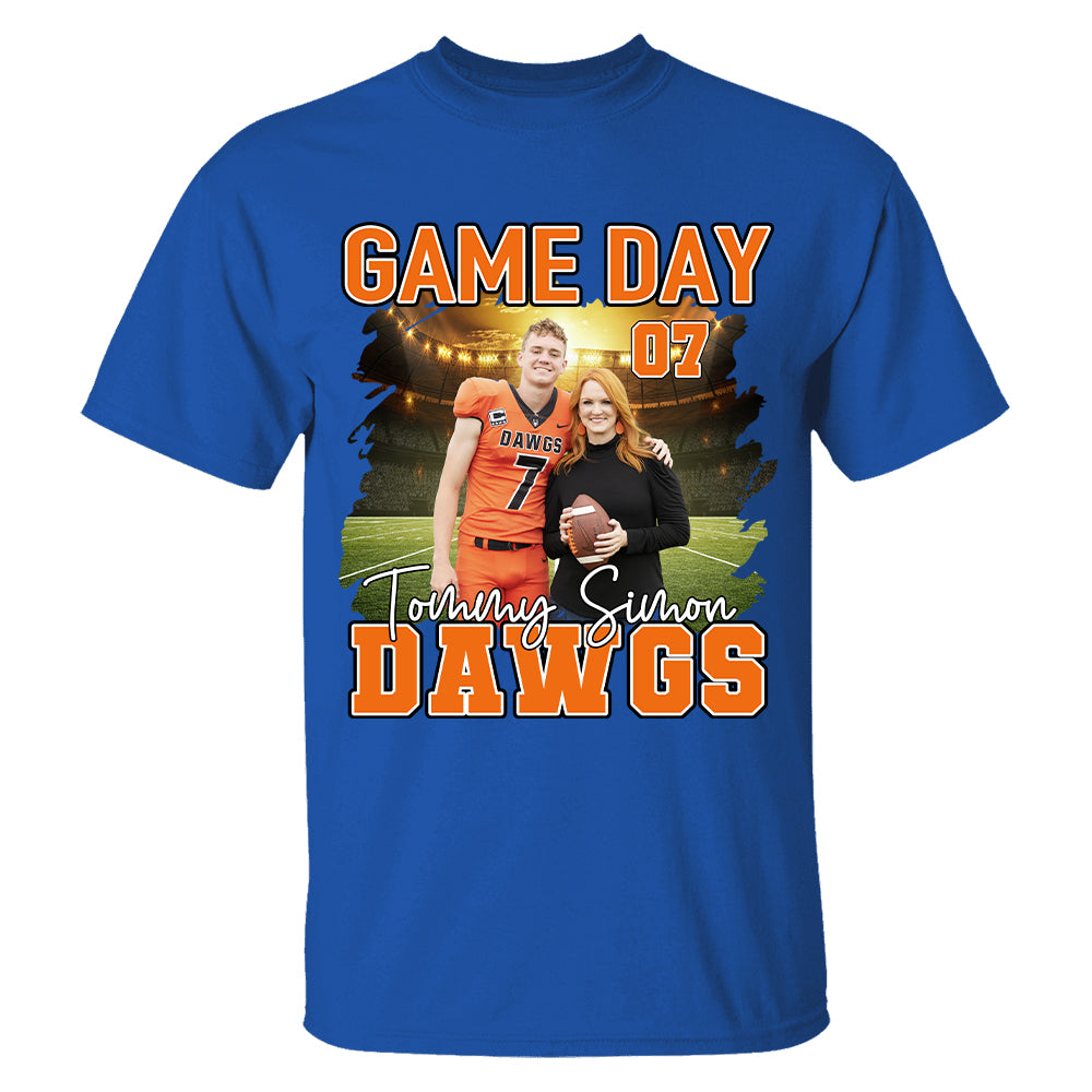 Football Game Day Personalized Shirt Custom Team Name Ph99