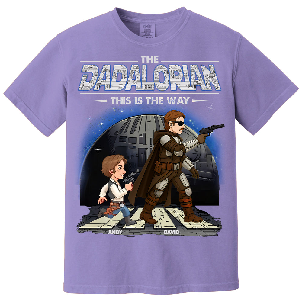 The Dadalorian This Is The Way - Personalized Shirt Gift For Dad Hv01
