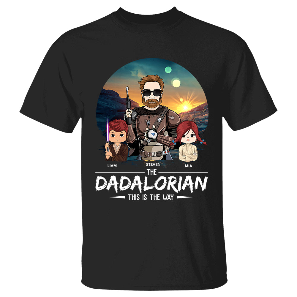 Tatooine Sunset The Dadalorian This Is The Way Personalized Shirt New Pa00