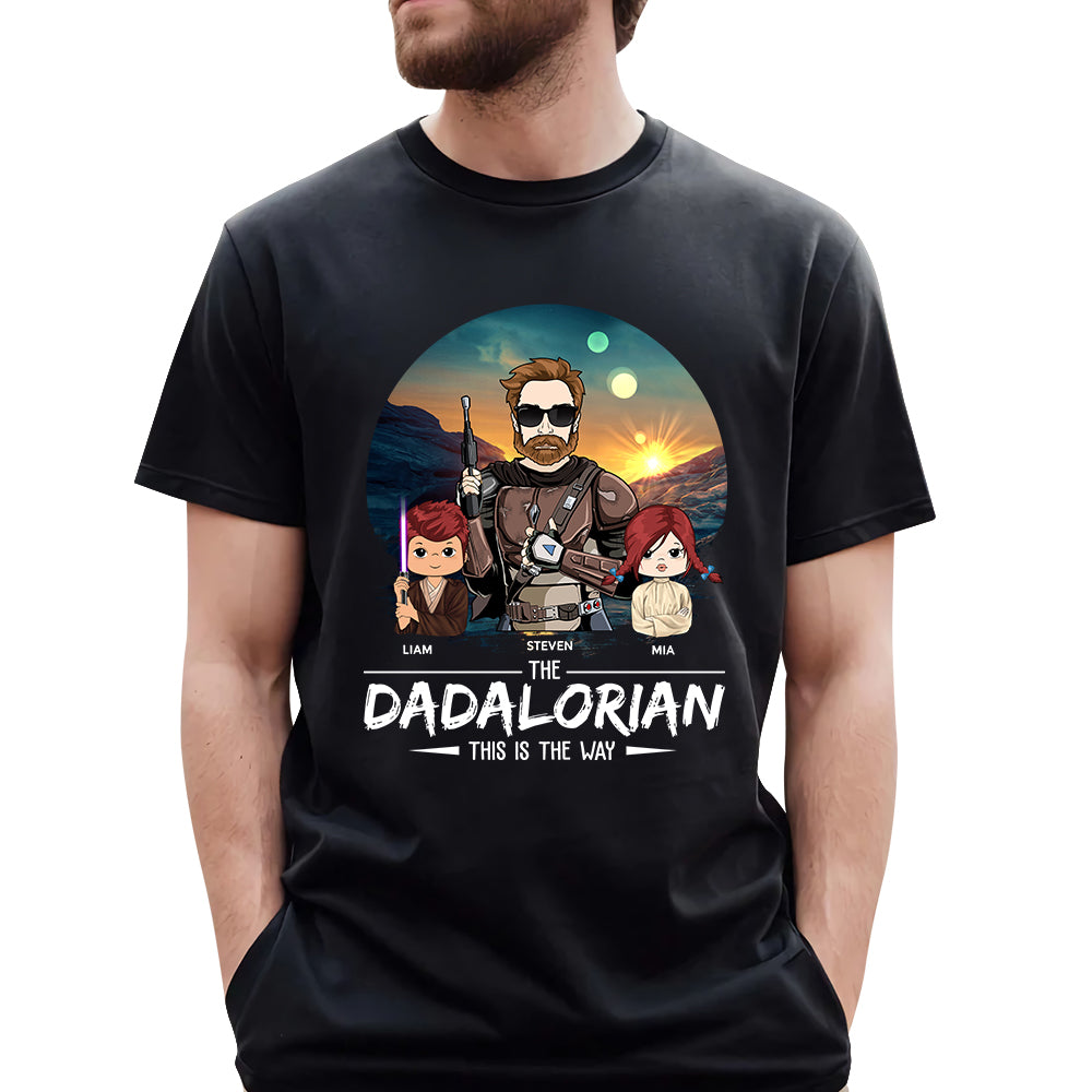 Tatooine Sunset The Dadalorian This Is The Way Personalized Shirt New Pa00