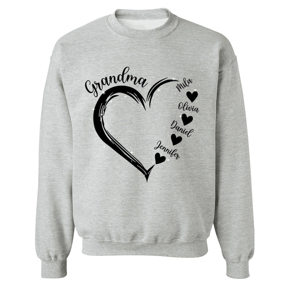 Grandma and Grandkids Hearts, Best Gift Birthday, New Mom Gift Shirt