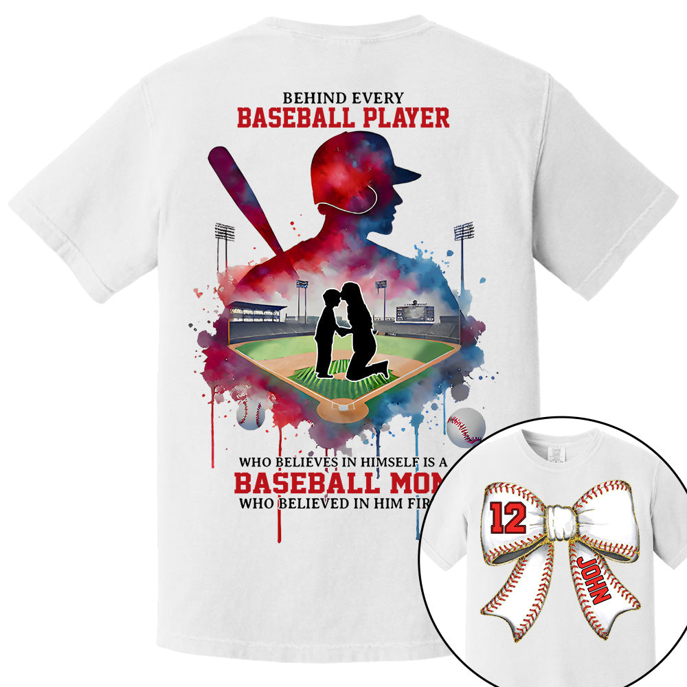 Baseball Mom Shirt, Personalized Baseball Shirt, Gift For Baseball Lover Vr3 A2110 Li29