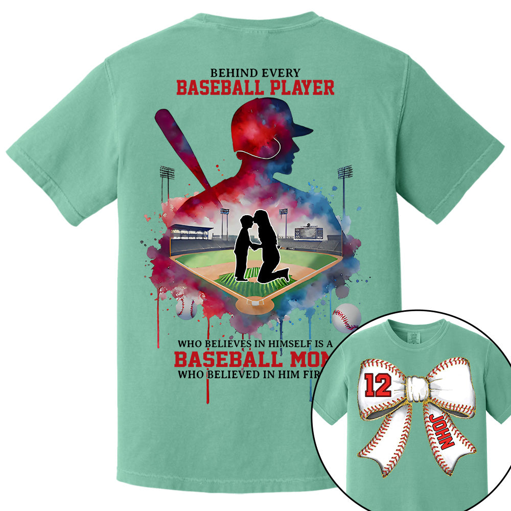 Baseball Mom Shirt, Personalized Baseball Shirt, Gift For Baseball Lover Vr3 A2110 Li29