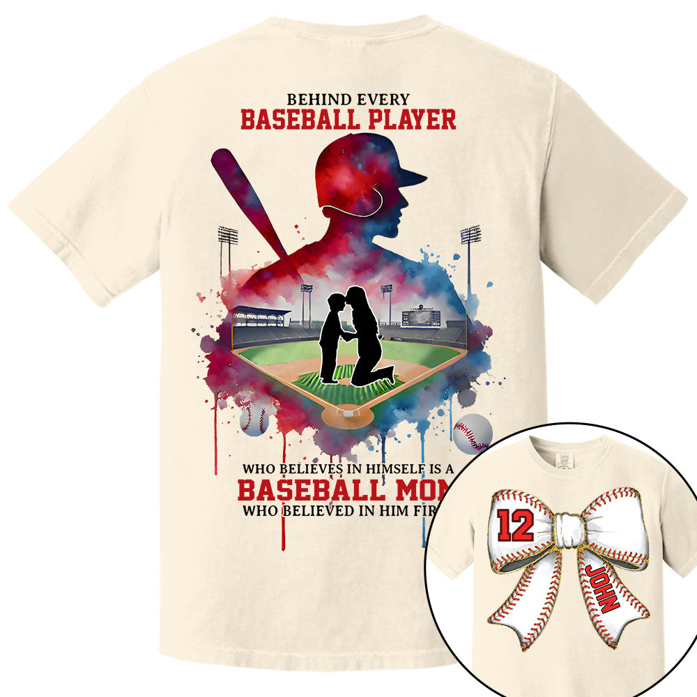 Baseball Mom Shirt, Personalized Baseball Shirt, Gift For Baseball Lover Vr3 A2110 Li29