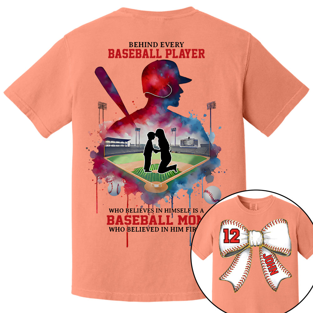 Baseball Mom Shirt, Personalized Baseball Shirt, Gift For Baseball Lover Vr3 A2110 Li29