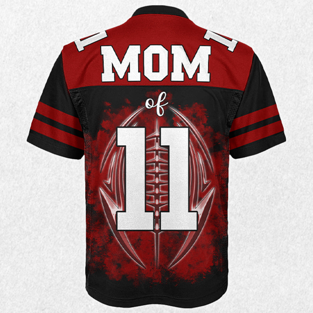 Custom Photo Football Jersey Shirt For Football Family Game Day Shirt