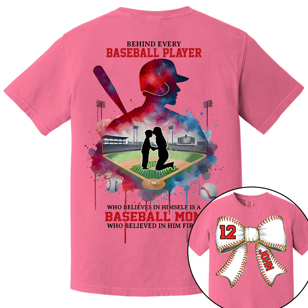 Baseball Mom Shirt, Personalized Baseball Shirt, Gift For Baseball Lover Vr3 A2110 Li29
