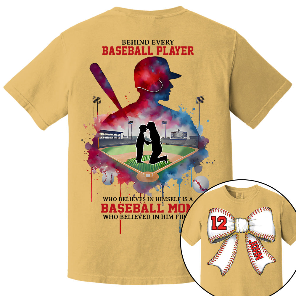 Baseball Mom Shirt, Personalized Baseball Shirt, Gift For Baseball Lover Vr3 A2110 Li29