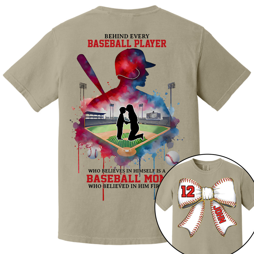 Baseball Mom Shirt, Personalized Baseball Shirt, Gift For Baseball Lover Vr3 A2110 Li29