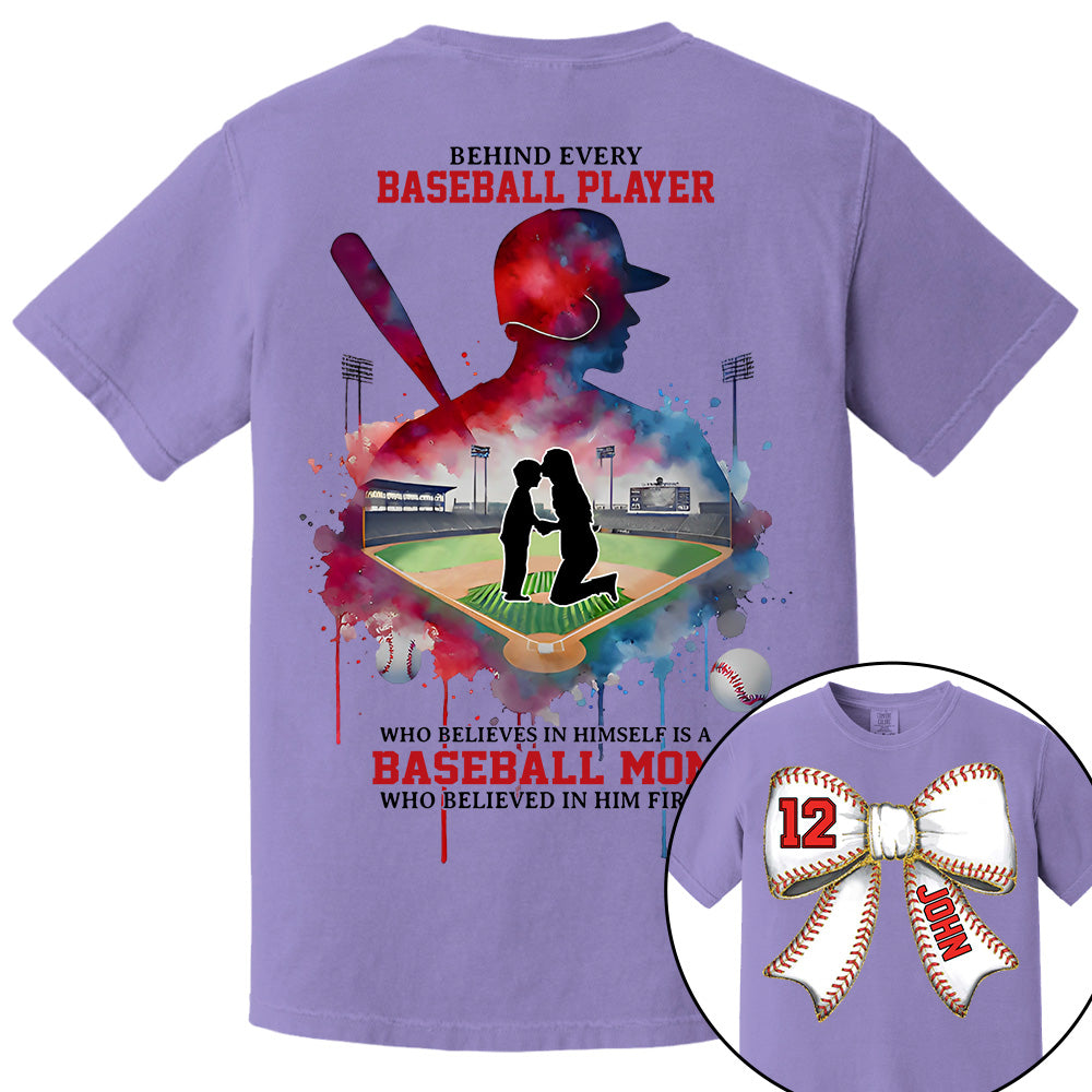 Baseball Mom Shirt, Personalized Baseball Shirt, Gift For Baseball Lover Vr3 A2110 Li29
