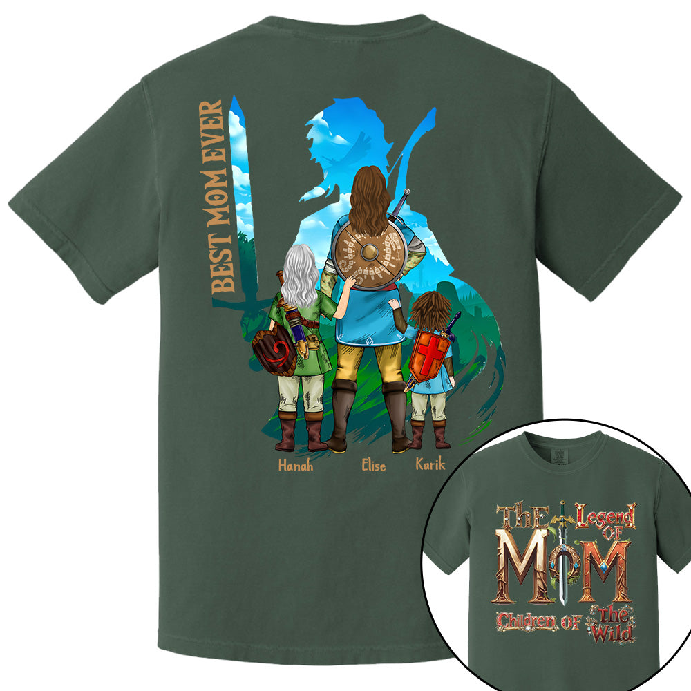 Personalized The Legend of Mom Children Of The Wild- Best Mom Ever Shirt - Personalized Shirt For Mom DO98