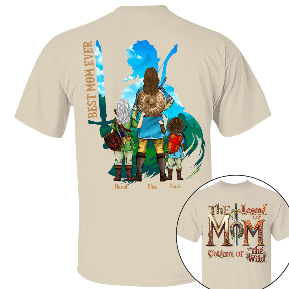 Personalized The Legend of Mom Children Of The Wild- Best Mom Ever Shirt - Personalized Shirt For Mom DO98