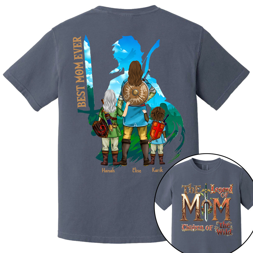 Personalized The Legend of Mom Children Of The Wild- Best Mom Ever Shirt - Personalized Shirt For Mom DO98