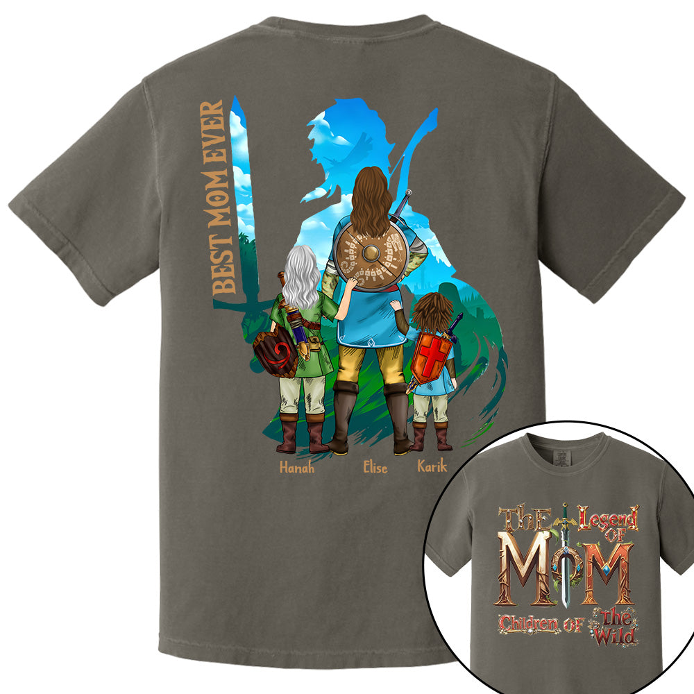 Personalized The Legend of Mom Children Of The Wild- Best Mom Ever Shirt - Personalized Shirt For Mom DO98
