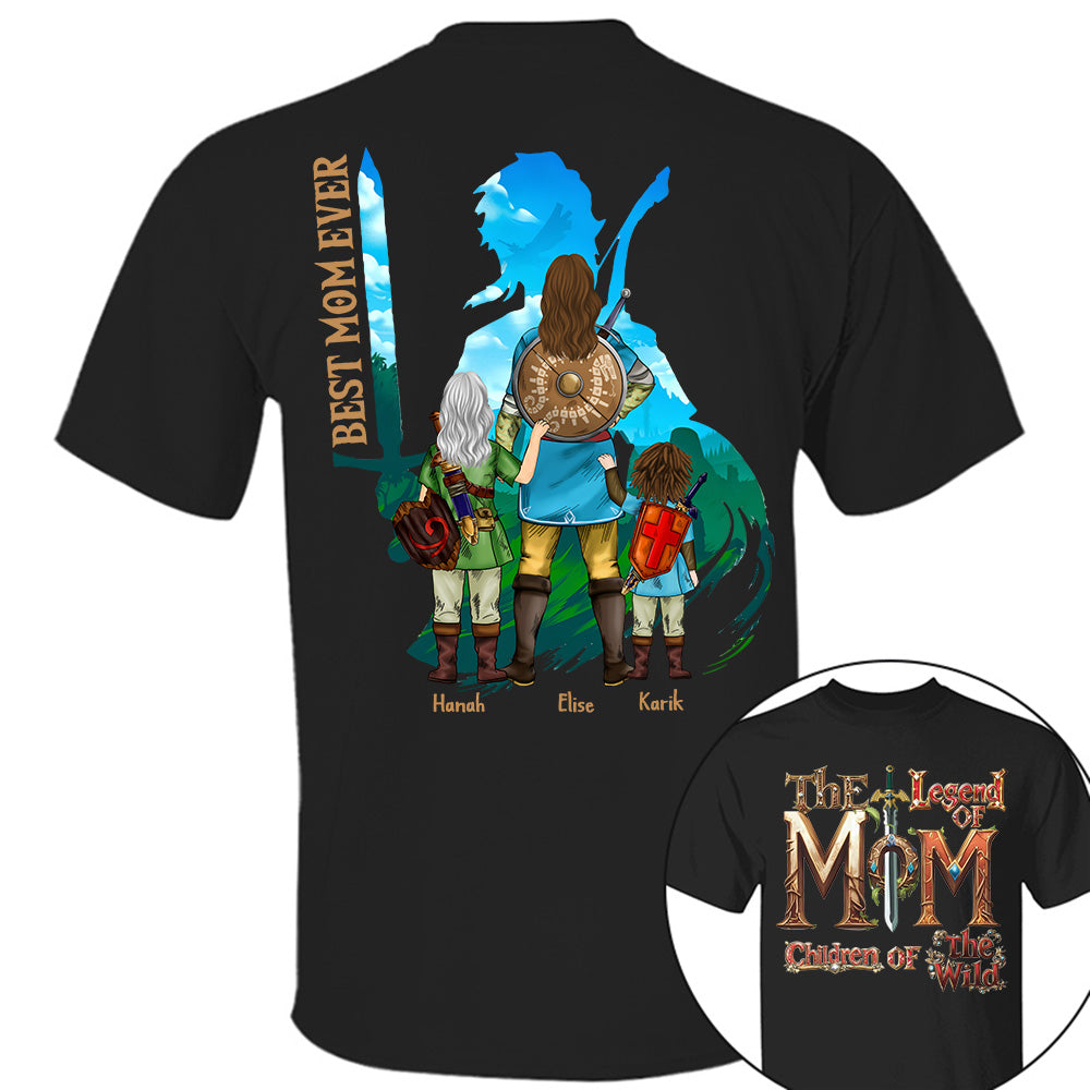 Personalized The Legend of Mom Children Of The Wild- Best Mom Ever Shirt - Personalized Shirt For Mom DO98