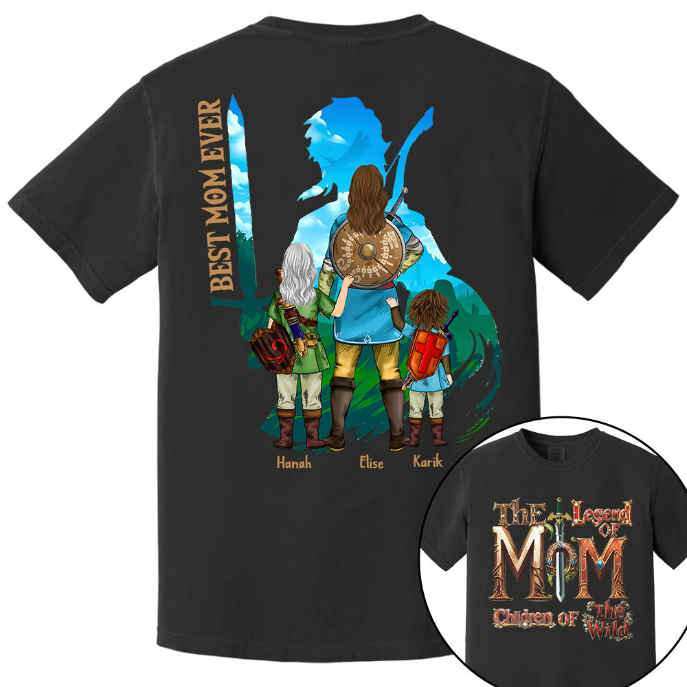 Personalized The Legend of Mom Children Of The Wild- Best Mom Ever Shirt - Personalized Shirt For Mom DO98