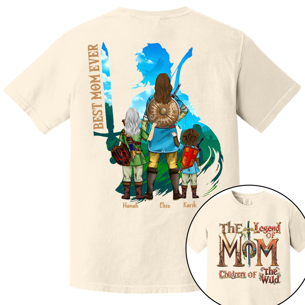 Personalized The Legend of Mom Children Of The Wild- Best Mom Ever Shirt - Personalized Shirt For Mom DO98