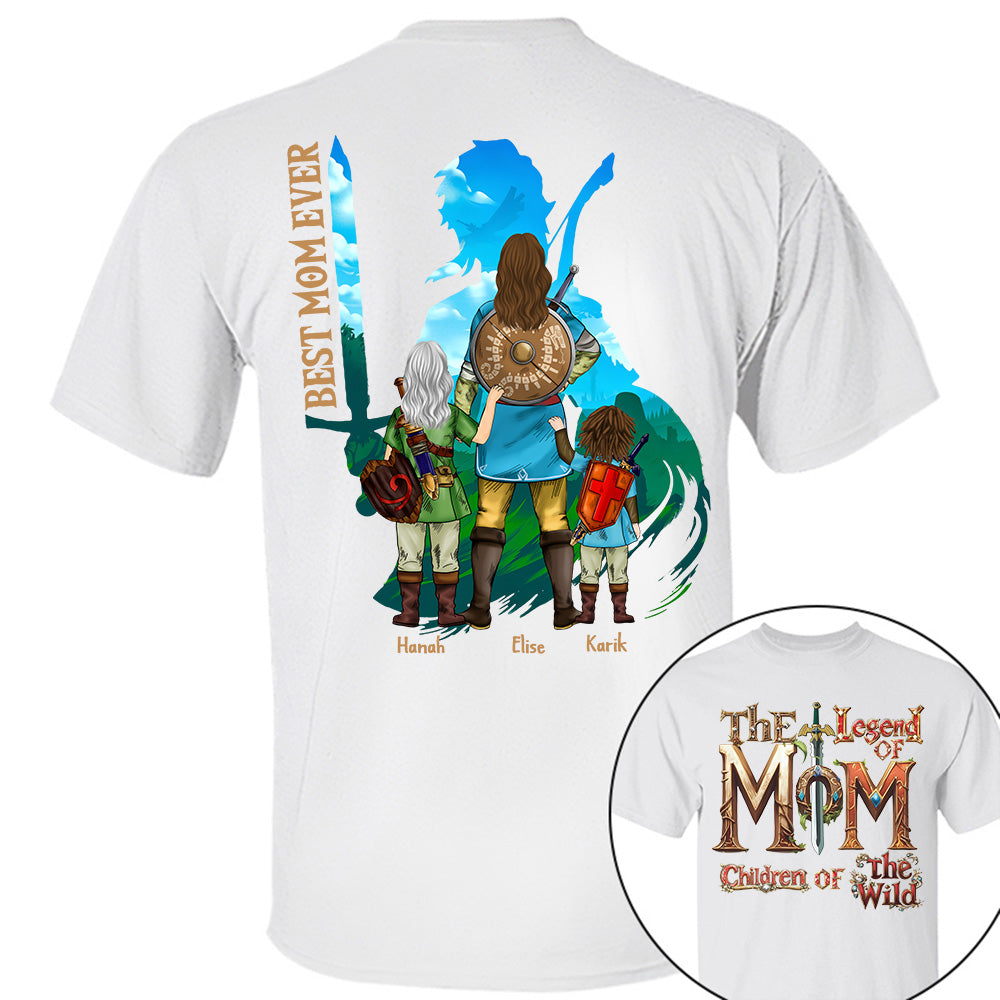 Personalized The Legend of Mom Children Of The Wild- Best Mom Ever Shirt - Personalized Shirt For Mom DO98