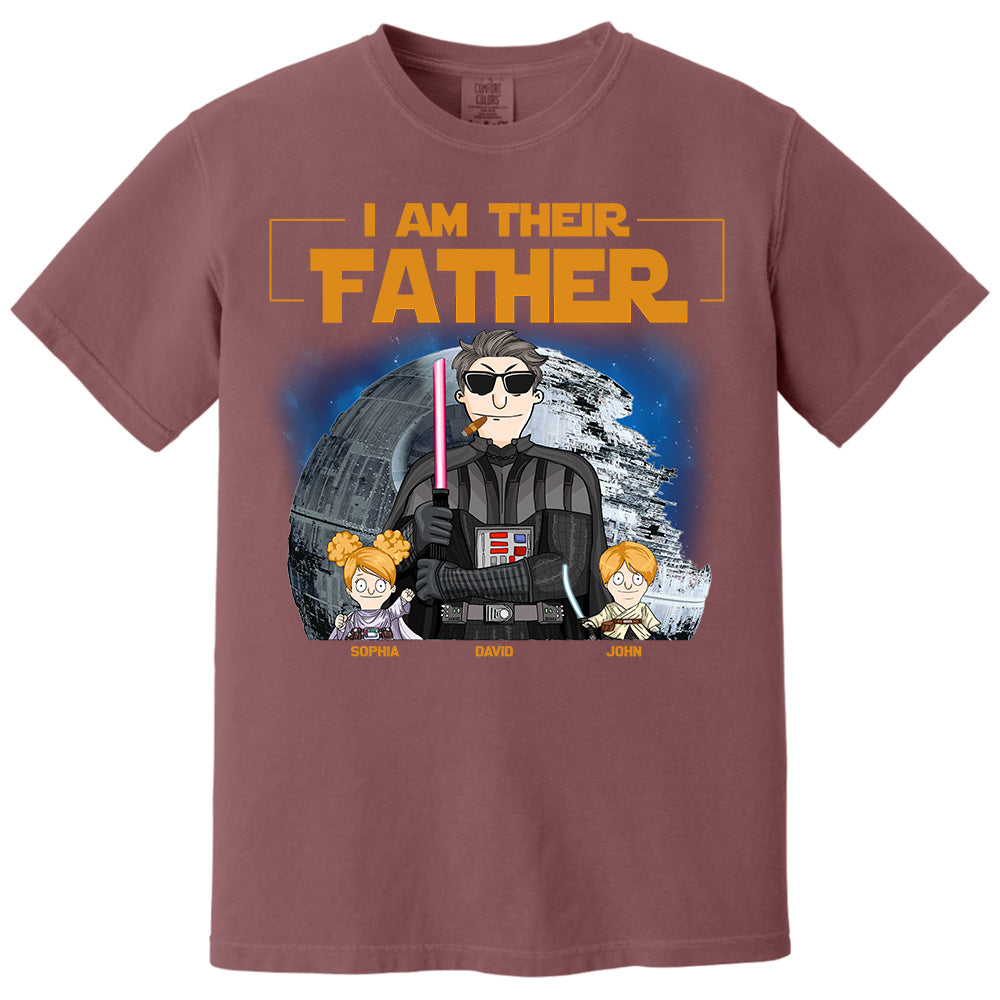 I Am Their Father Custom Shirt For Dad - Personalized Father's Day Gift New 2025 vr3 Pt99