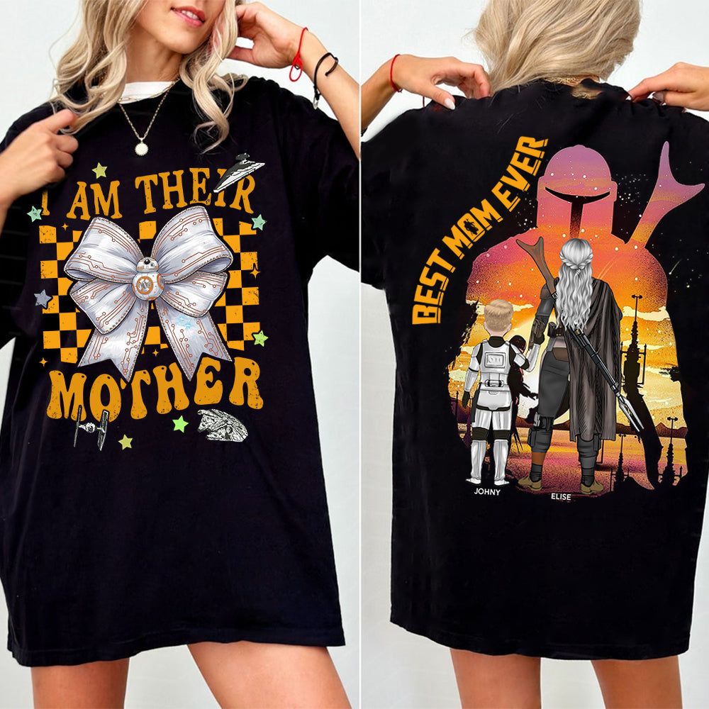 I Am Their Mother - Personalized Coquette Shirt For Mom - Mother's Day Hv01