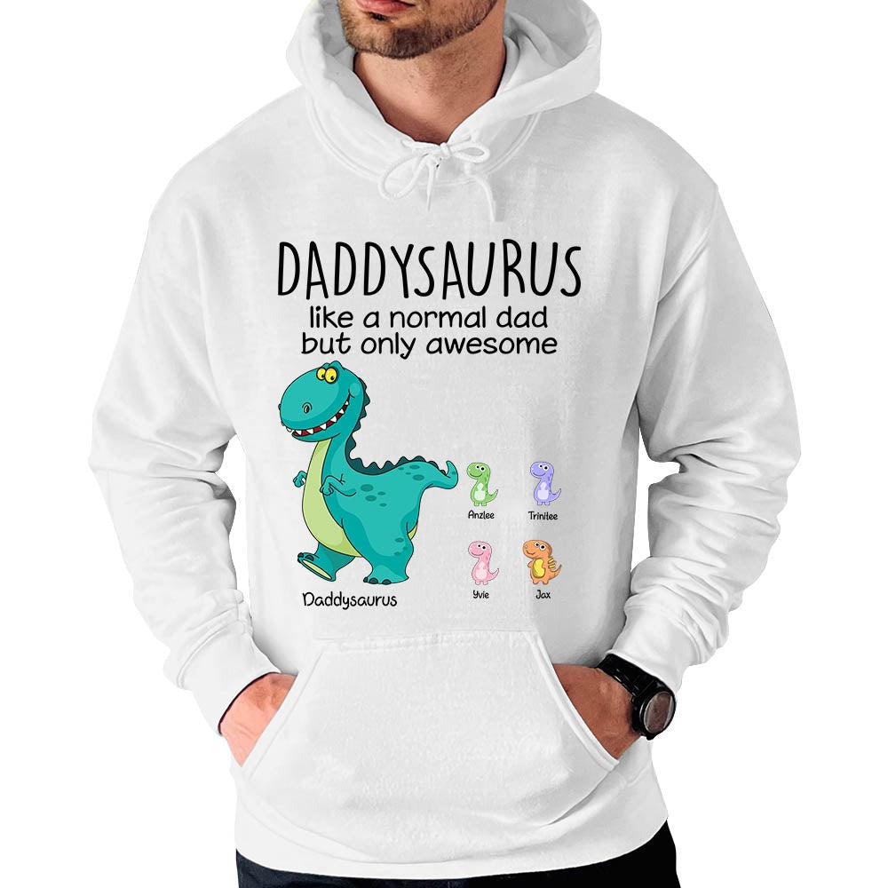 Daddysaurus Like A Normal Dad Custom Shirt Gift For Father