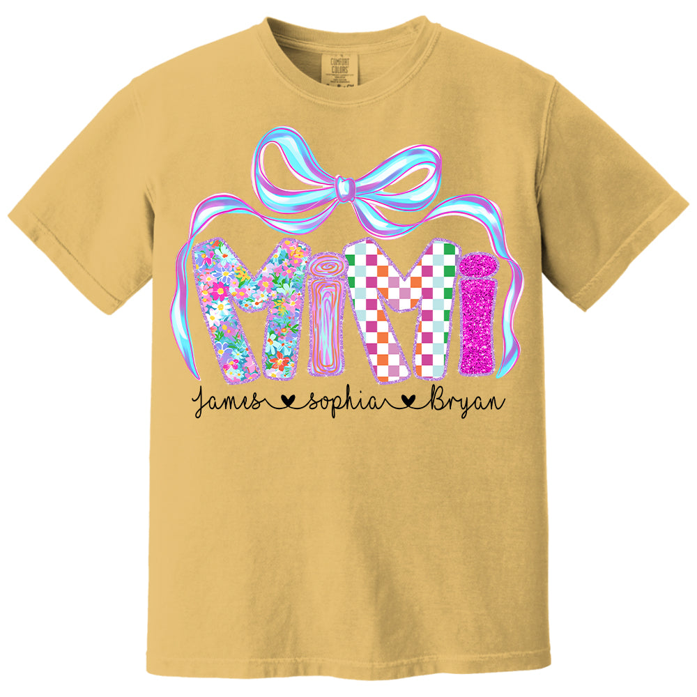 MiMi Floral, Custom Nickname & Kid Floral Shirt For Mother's Day T1807 Hv01
